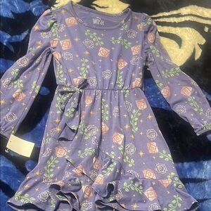 New Disney Wish Girls Dress XS 4/5